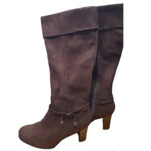 Predictions Casual Women Fashion Boots, Suede Brown Mason